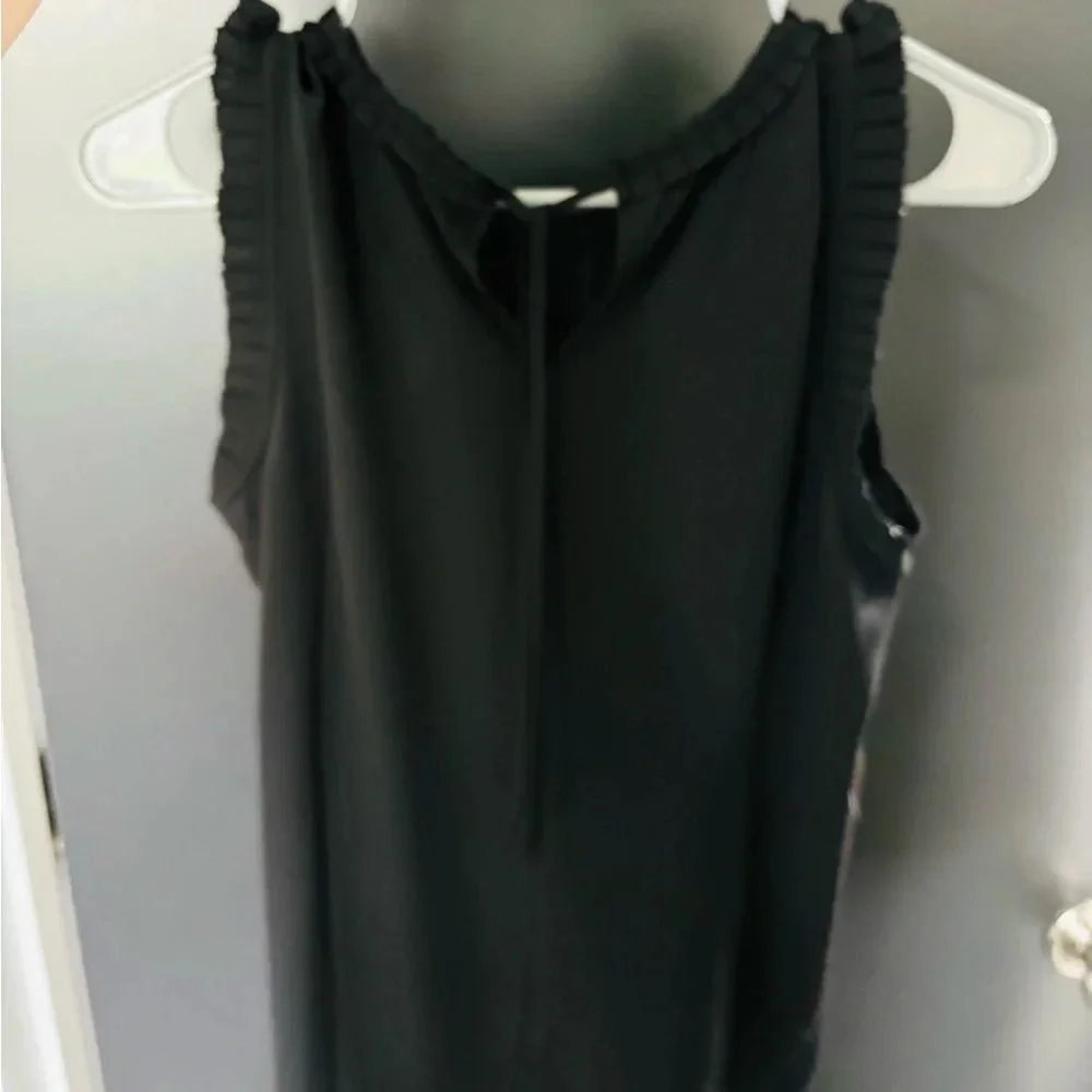 J. Crew Black Scoop Neck Sleeveless Tank Top